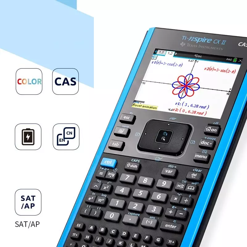 DEAC Calculadora TI Nspire CX II CAS Características y Especificaciones